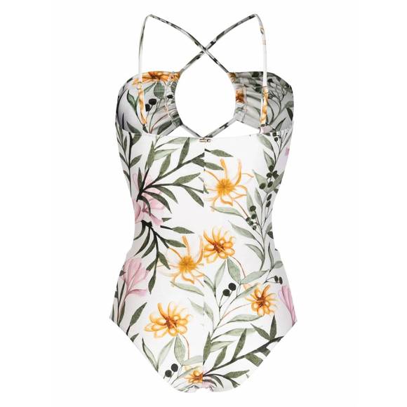 NEW PATBO women's jasmin one piece swimsuit in multi color - Picture 2 of 2